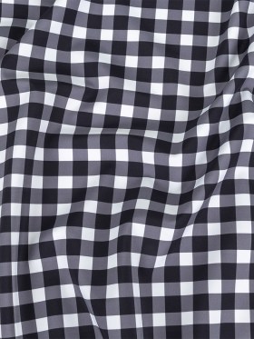 Compression Swimwear Tricot, UV Protective with Aloe Vera Microcapsules – Phantom and White Checkered – Caye Collection Compression Swimwear Tricot, UV Protective with Aloe Vera Microcapsules – Phantom and White Checkered – Caye Collection