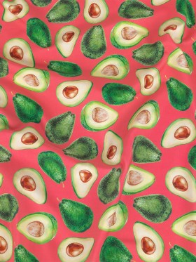 Compression Swimwear Tricot, UV Protective with Aloe Vera Microcapsules – Candy Kiss Pink Avocados – Caye Collection Compression Swimwear Tricot, UV Protective with Aloe Vera Microcapsules – Candy Kiss Pink Avocados – Caye Collection