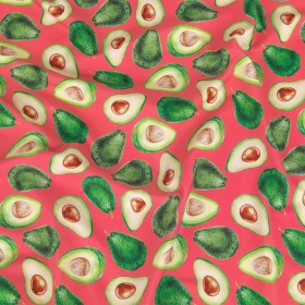 Compression Swimwear Tricot, UV Protective with Aloe Vera Microcapsules – Candy Kiss Pink Avocados – Caye Collection Compression Swimwear Tricot, UV Protective with Aloe Vera Microcapsules – Candy Kiss Pink Avocados – Caye Collection
