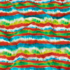 Compression Swimwear Tricot, UV Protective with Aloe Vera Microcapsules – Orange, Green and Blue Tie Dye Stripes – Caye Collection Compression Swimwear Tricot, UV Protective with Aloe Vera Microcapsules – Orange, Green and Blue Tie Dye Stripes – Caye Collection