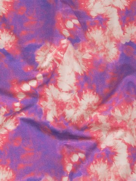 Pink and Purple Tie Dye Caye UV Protective Compression Swimwear Tricot with Aloe Vera Microcapsules Pink and Purple Tie Dye Caye UV Protective Compression Swimwear Tricot with Aloe Vera Microcapsules