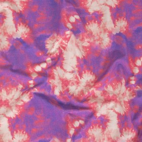 Pink and Purple Tie Dye Caye UV Protective Compression Swimwear Tricot with Aloe Vera Microcapsules Pink and Purple Tie Dye Caye UV Protective Compression Swimwear Tricot with Aloe Vera Microcapsules