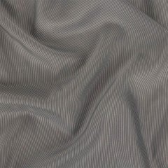 Cement and Granite Gray Pinstriped Cupro Lining Cement and Granite Gray Pinstriped Cupro Lining