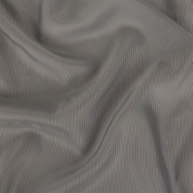 Cement and Granite Gray Pinstriped Cupro Lining Cement and Granite Gray Pinstriped Cupro Lining