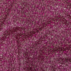 Mood Exclusive Metallic Fuchsia and Corsage Pink Tactile Triangles Luxury Brocade Mood Exclusive Metallic Fuchsia and Corsage Pink Tactile Triangles Luxury Brocade