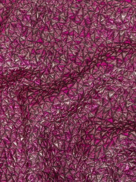 Mood Exclusive Metallic Fuchsia and Corsage Pink Tactile Triangles Luxury Brocade Mood Exclusive Metallic Fuchsia and Corsage Pink Tactile Triangles Luxury Brocade