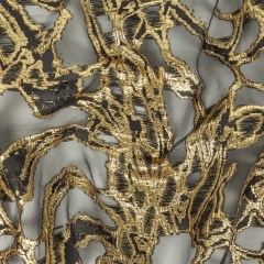 Mood Exclusive Metallic Gold and Black Mineral Veins Luxury Burnout Brocade Mood Exclusive Metallic Gold and Black Mineral Veins Luxury Burnout Brocade