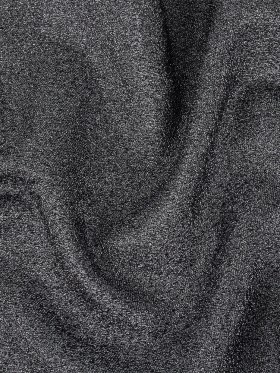 Cygnus Metallic Black and Silver Crinkled Lame Luxury Brocade Cygnus Metallic Black and Silver Crinkled Lame Luxury Brocade