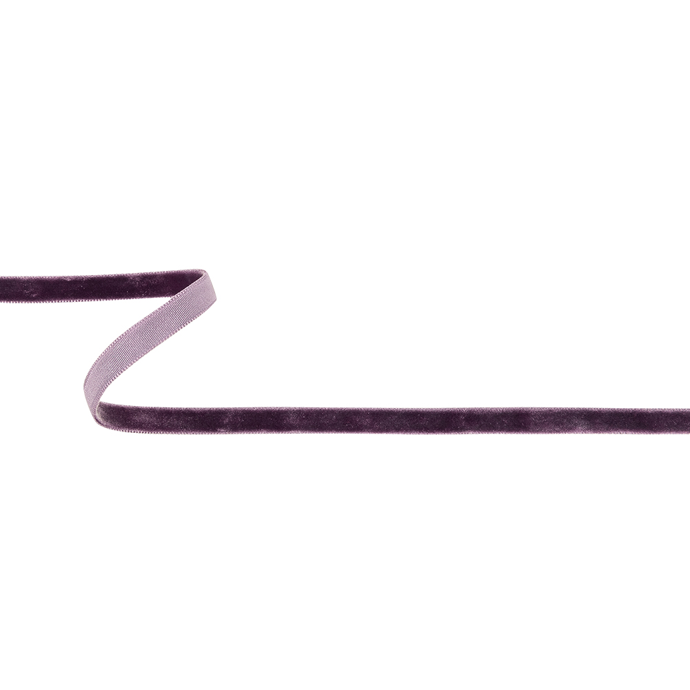 Plum Perfect Single Face Velvet Ribbon – 0.3125″ Plum Perfect Single Face Velvet Ribbon – 0.3125″