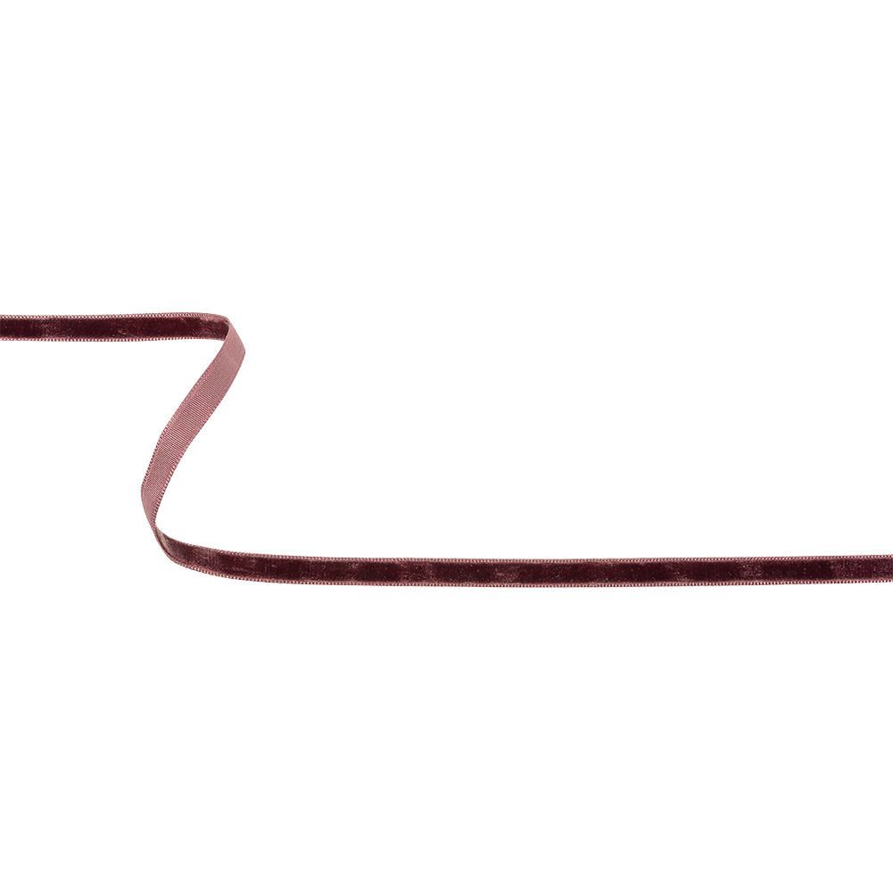 Deepest Purple Single Face Velvet Ribbon – 0.25″ Deepest Purple Single Face Velvet Ribbon – 0.25″