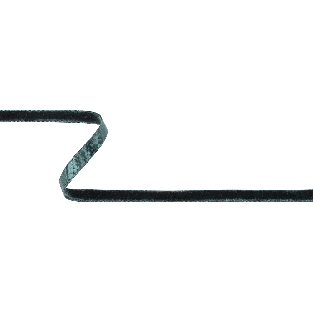 Deep Ocean Blue Single Face Velvet Ribbon – 0.3125″ Deep Ocean Blue Single Face Velvet Ribbon – 0.3125″