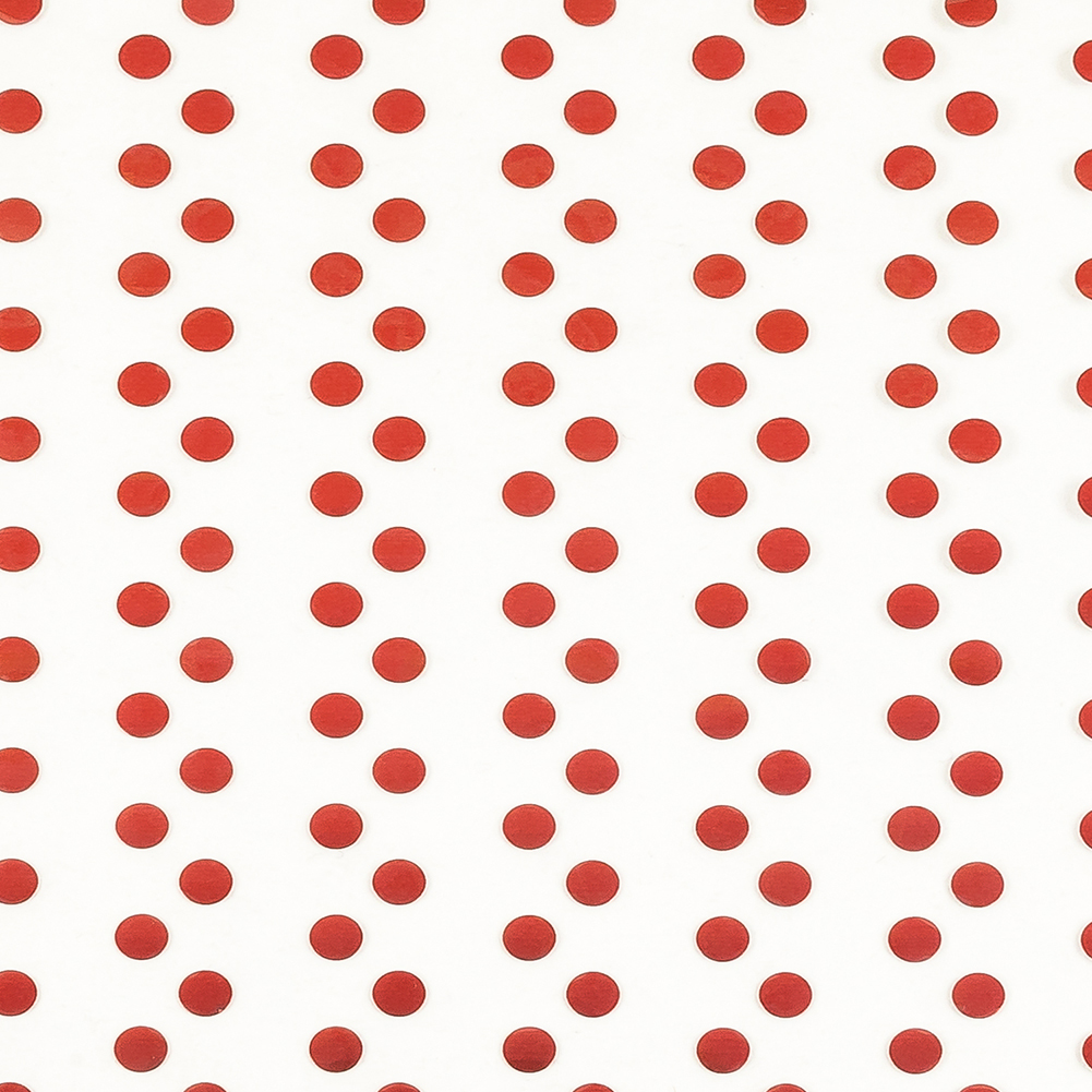 Vintage Red Polka Dot Iron-On Film - 4"