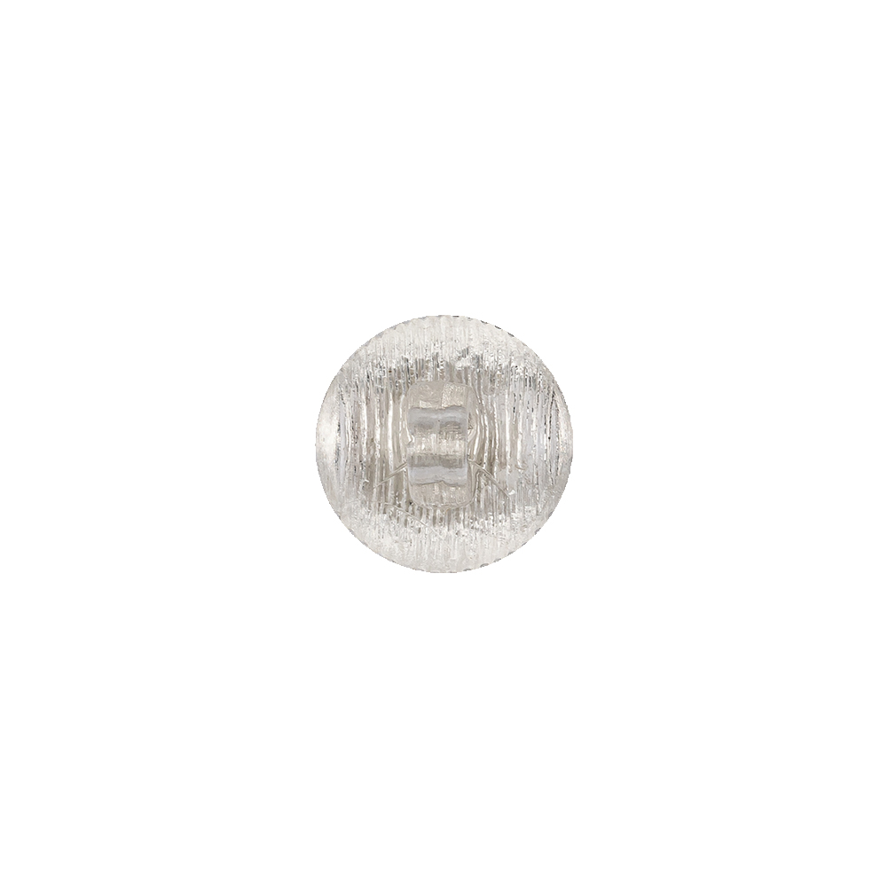 Transparent Striped Dome Shaped Plastic Shank Back Button - 17L/10.5mm