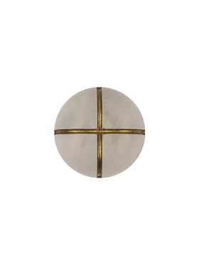 Frosted White and Gold Textured Shank Back Button – 20L/12.5mm Frosted White and Gold Textured Shank Back Button – 20L/12.5mm