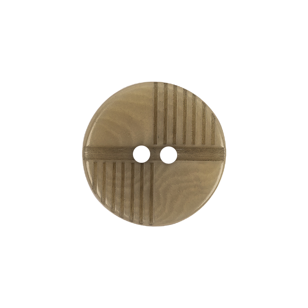 Taupe Swirls Geometric 2-Hole Textured Button – 32L/20mm Taupe Swirls Geometric 2-Hole Textured Button – 32L/20mm