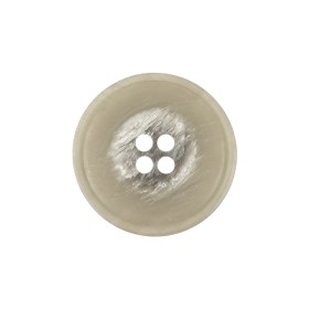 Italian Light Gray and White Striated 4-Hole Plastic Button – 36L/23mm Italian Light Gray and White Striated 4-Hole Plastic Button – 36L/23mm