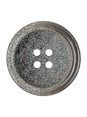 Italian Rainbow Glitter and Translucent Gray 4-Hole Plastic Button – 40L/25.5mm Italian Rainbow Glitter and Translucent Gray 4-Hole Plastic Button – 40L/25.5mm