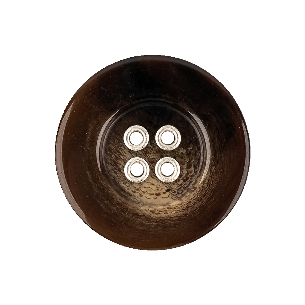 Amber Swirls Gold Edged 4-Hole Plastic Button – 40L/25.5mm Amber Swirls Gold Edged 4-Hole Plastic Button – 40L/25.5mm