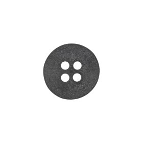 Matte Stone Low Convex 4-Hole Plastic Button – 24L/15mm Matte Stone Low Convex 4-Hole Plastic Button – 24L/15mm