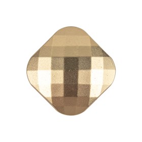 Gold Geometric Textured Plastic Shank Back Button – 40L/25.5mm Gold Geometric Textured Plastic Shank Back Button – 40L/25.5mm