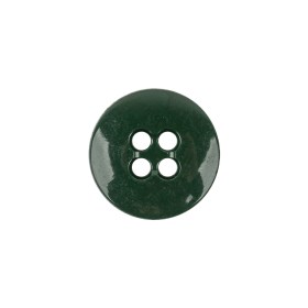 Hunter Green Low Convex 4-Hole Plastic Button – 27L/17mm Hunter Green Low Convex 4-Hole Plastic Button – 27L/17mm
