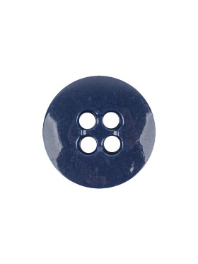 Atlantic Blue Low Convex 4-Hole Plastic Button – 27L/17mm Atlantic Blue Low Convex 4-Hole Plastic Button – 27L/17mm