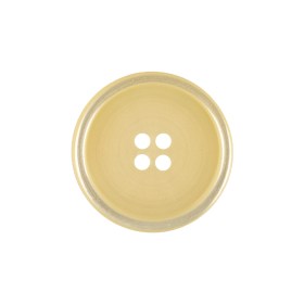 Chardonnay Shiny and Matte Shallow Plate 4-Hole Plastic Button – 36L/23mm Chardonnay Shiny and Matte Shallow Plate 4-Hole Plastic Button – 36L/23mm