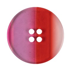 Berry Stripes Smooth Top 4-Hole Plastic Button – 54L/34mm Berry Stripes Smooth Top 4-Hole Plastic Button – 54L/34mm