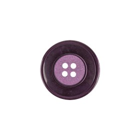 Purple Iridescent and Matte Shallow Plate 4-Hole Plastic Button – 28L/18mm Purple Iridescent and Matte Shallow Plate 4-Hole Plastic Button – 28L/18mm