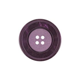 Purple Iridescent and Matte Shallow Plate 4-Hole Plastic Button – 36L/23mm Purple Iridescent and Matte Shallow Plate 4-Hole Plastic Button – 36L/23mm