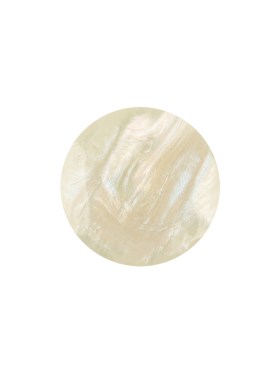 Ivory and Glass Green Iridescent Smooth Top Plastic Shank Back Button – 27L/17mm Ivory and Glass Green Iridescent Smooth Top Plastic Shank Back Button – 27L/17mm