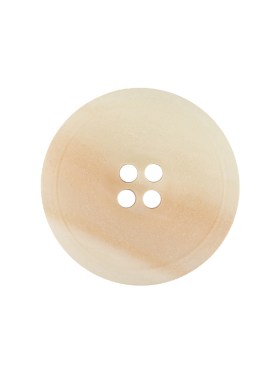 Antique White and Peach Dust Abstract 4-Hole Plastic Button – 36L/23mm Antique White and Peach Dust Abstract 4-Hole Plastic Button – 36L/23mm