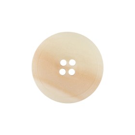 Antique White and Peach Dust Abstract 4-Hole Plastic Button – 36L/23mm Antique White and Peach Dust Abstract 4-Hole Plastic Button – 36L/23mm