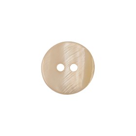 Light Hearted Beige Smooth Top 2-Hole Plastic Button – 24L/15mm Light Hearted Beige Smooth Top 2-Hole Plastic Button – 24L/15mm