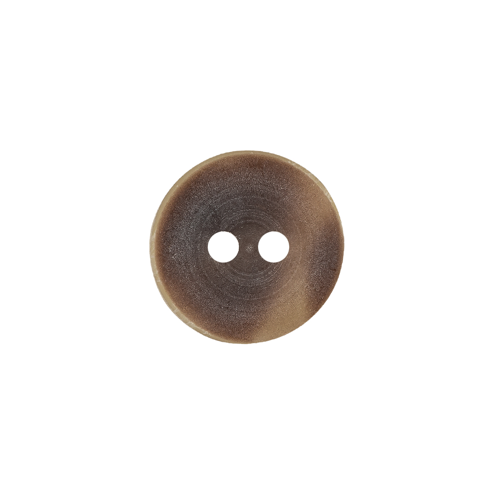 Almond Milk, Shitake and Golden Fleece Textured Stripes 2-Hole Plastic Button – 24L/15mm Almond Milk, Shitake and Golden Fleece Textured Stripes 2-Hole Plastic Button – 24L/15mm