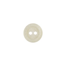 Italian Antique White Iridescent Radiating Rim 2-Hole Plastic Button – 18L/11.5mm Italian Antique White Iridescent Radiating Rim 2-Hole Plastic Button – 18L/11.5mm