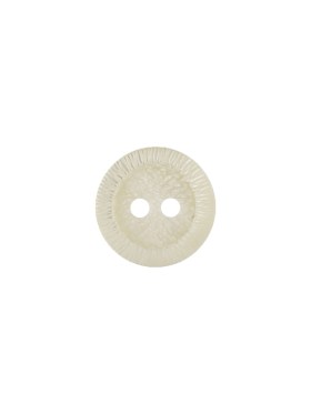 Italian Antique White Iridescent Radiating Rim 2-Hole Plastic Button – 18L/11.5mm Italian Antique White Iridescent Radiating Rim 2-Hole Plastic Button – 18L/11.5mm