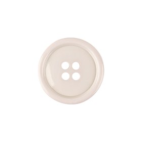 Italian Semi-Shiny Bone 4-Hole Plastic Button – 32L/20mm Italian Semi-Shiny Bone 4-Hole Plastic Button – 32L/20mm