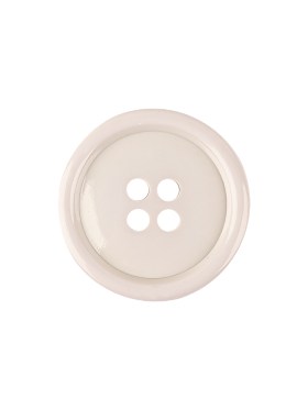 Italian Semi-Shiny Bone 4-Hole Plastic Button – 32L/20mm Italian Semi-Shiny Bone 4-Hole Plastic Button – 32L/20mm