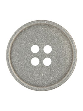 Italian Light Satin Gray Speckled Narrow Rim 4-Hole Button – 40L/25.5mm Italian Light Satin Gray Speckled Narrow Rim 4-Hole Button – 40L/25.5mm