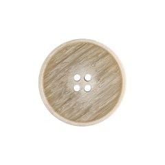 Pistachio Shell and Light Gray Striated Narrow Rim 4-Hole Button – 36L/23mm Pistachio Shell and Light Gray Striated Narrow Rim 4-Hole Button – 36L/23mm