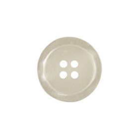 Shiny Bone White Shallow Plate 4-Hole Plastic Button – 32L/20mm Shiny Bone White Shallow Plate 4-Hole Plastic Button – 32L/20mm
