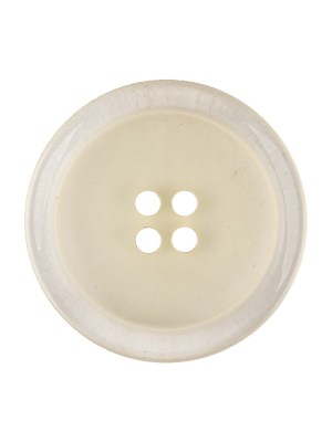 Italian Slightly Tinted Transparent 4-Hole Plastic Button – 40L/25.5mm Italian Slightly Tinted Transparent 4-Hole Plastic Button – 40L/25.5mm