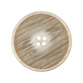 Pistachio Shell and Light Gray Striated Narrow Rim 4-Hole Button – 44L/28mm Pistachio Shell and Light Gray Striated Narrow Rim 4-Hole Button – 44L/28mm