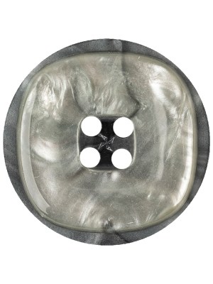 Light Smoke Gray Iridescent 3D Square Circular 4-Hole Button – 44L/28mm Light Smoke Gray Iridescent 3D Square Circular 4-Hole Button – 44L/28mm