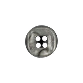 Light Smoke Gray Iridescent 3D Square Circular 4-Hole Button – 24L/15mm Light Smoke Gray Iridescent 3D Square Circular 4-Hole Button – 24L/15mm