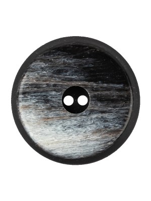 Italian Light and Dark Gray Zebra Swirls Beveled Edge 2-Hole Plastic Button – 40L/25.5mm Italian Light and Dark Gray Zebra Swirls Beveled Edge 2-Hole Plastic Button – 40L/25.5mm