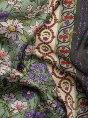 Mood Exclusive Snippet of Spring Sustainable Viscose Fluid Satin Mood Exclusive Snippet of Spring Sustainable Viscose Fluid Satin