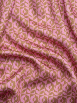 Mood Exclusive Pink Build Me Up Rayon Challis Mood Exclusive Pink Build Me Up Rayon Challis