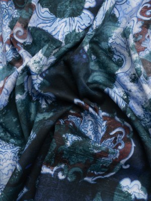 Mood Exclusive Blue Vieux Carre Cotton Voile Mood Exclusive Blue Vieux Carre Cotton Voile